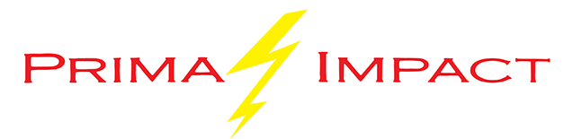 Prima Impact logo (white)